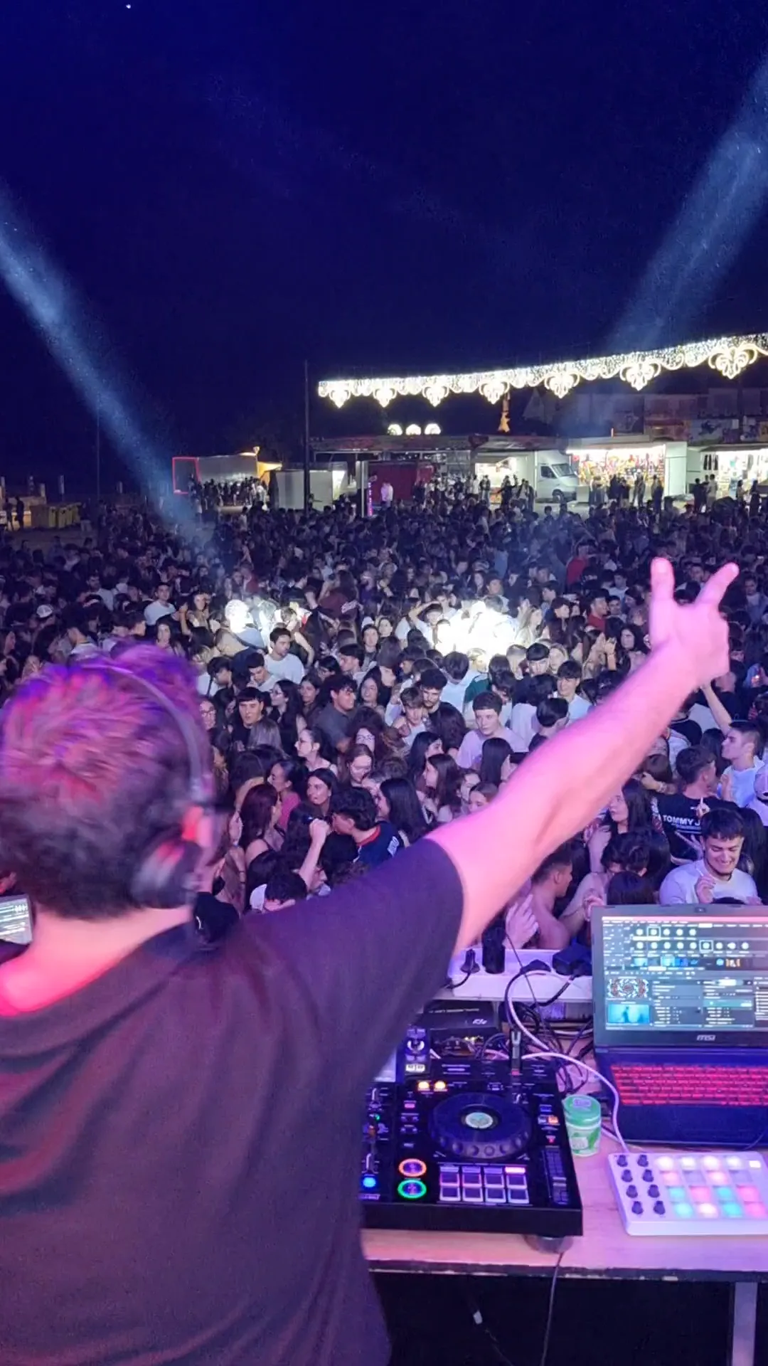IWARO playing to a large night crowd